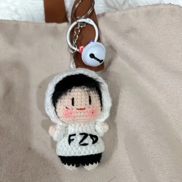 玩偶钥匙扣纯手工编织