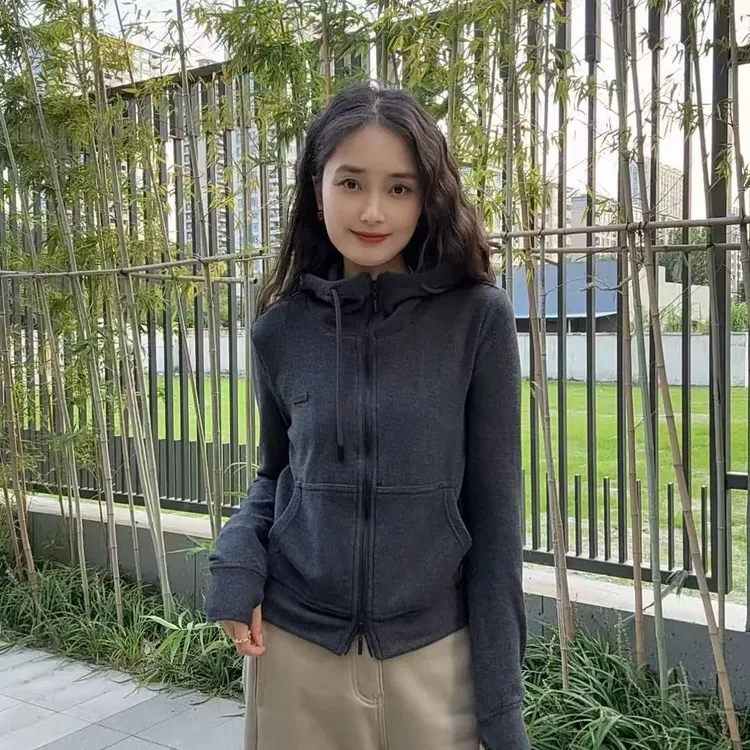 1765-连帽长袖帽衫运动风卫衣常规款网红时尚休闲百搭