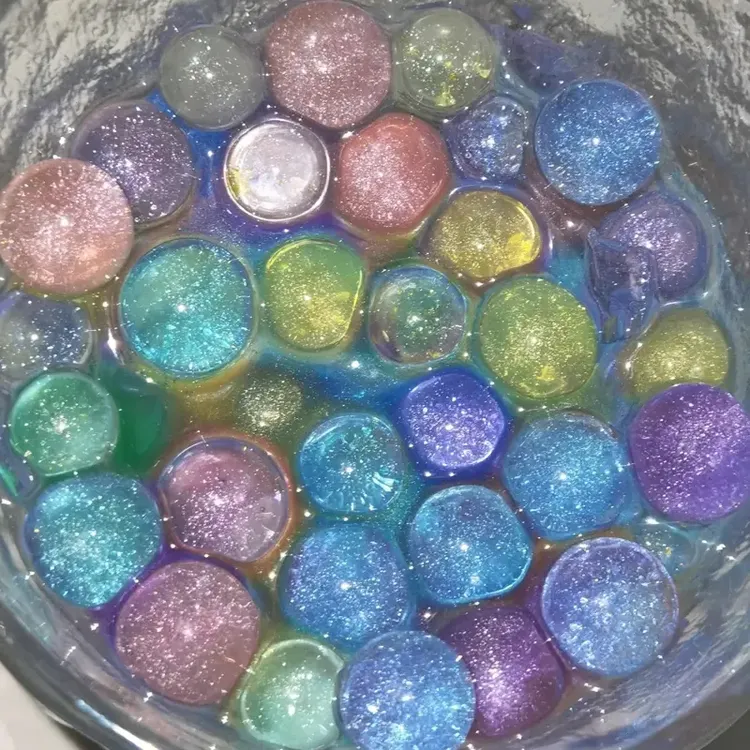彩光闪光水宝宝巨无霸珠霸王龙珠水精灵玩具珠光珠泡大珠海绵宝宝