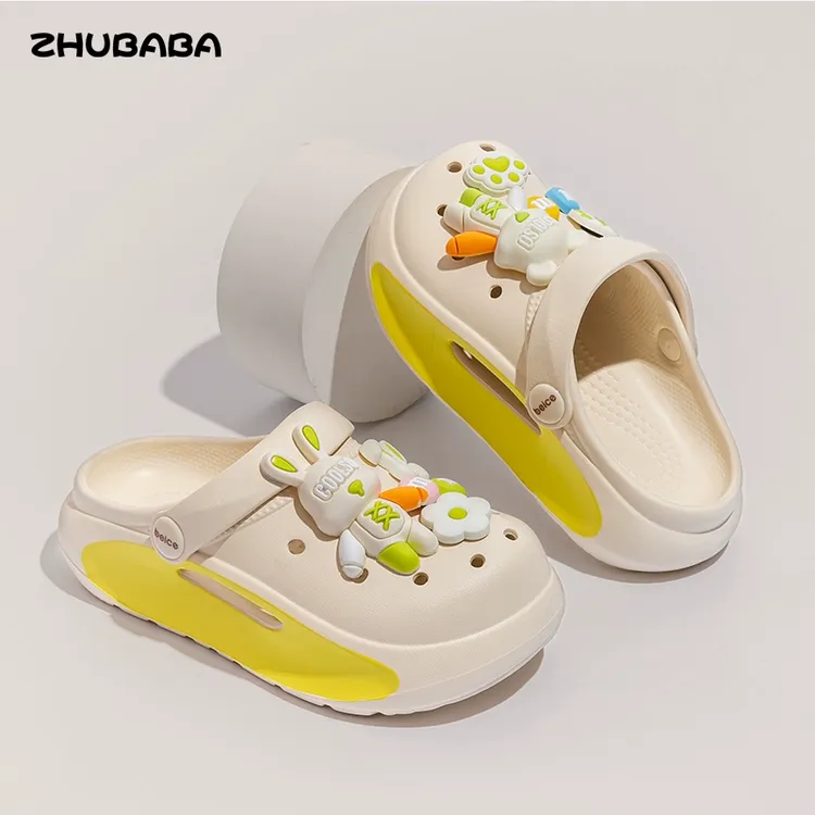 儿童拖鞋女童洞洞鞋夏季防滑卡通家居中大童宝宝小男孩外穿凉拖鞋
