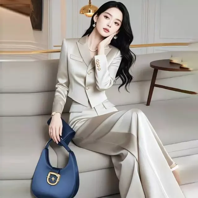 气质穿搭一整套女装2024秋季新款时尚套装西装外套高端名媛两件套