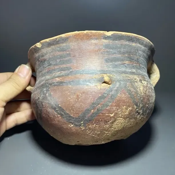 中式古朴风格双耳茶桌小建水茶渣杠