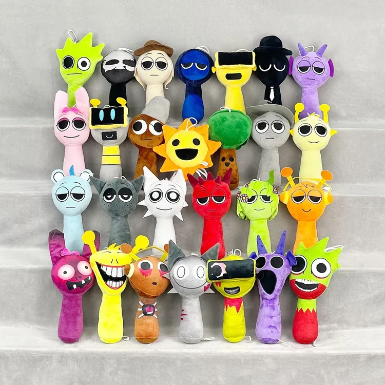 2025新品 Sprunki Plush节奏盒子新款游戏周边毛绒玩具玩偶现货