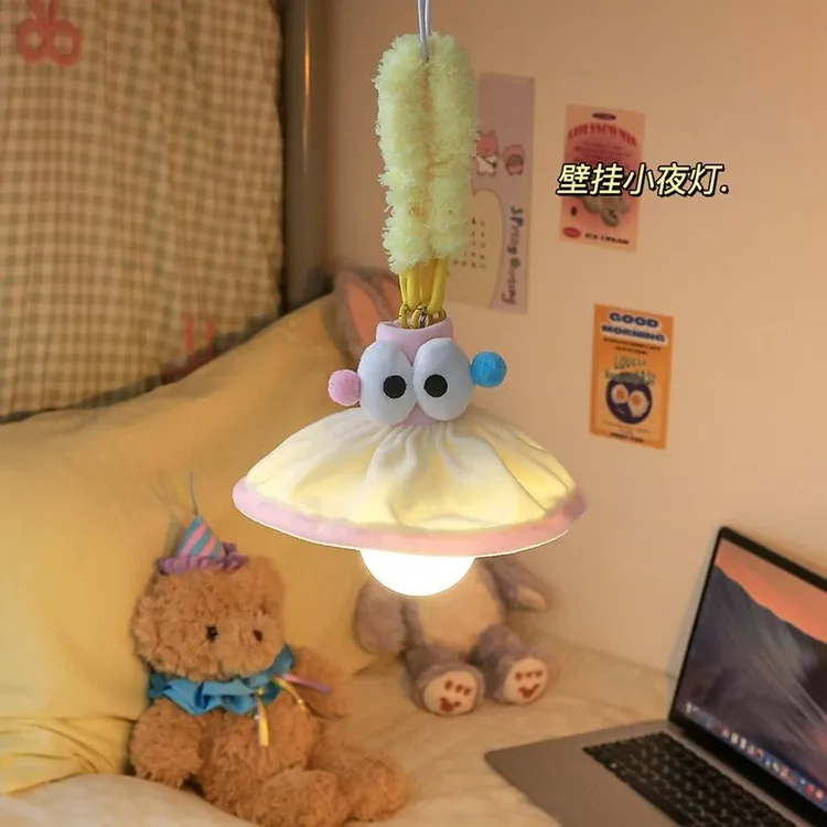 小夜灯卧室睡眠灯充电款大学生宿舍用学习悬挂装饰氛围感吊灯W267