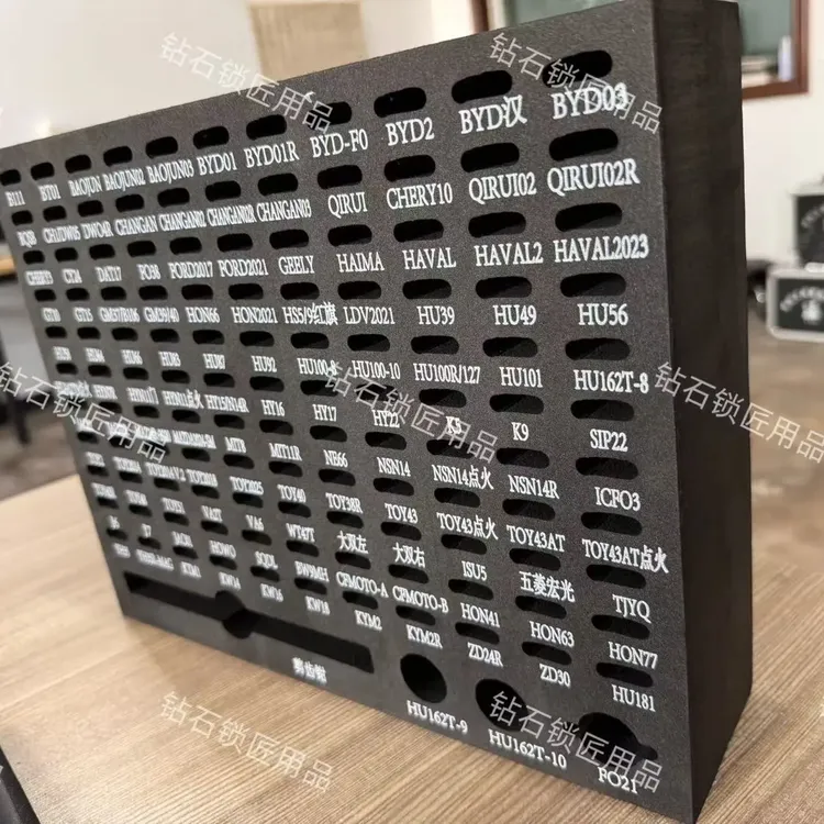 工具箱内衬泡沫内衬版二合一收纳台33*26*8㎝