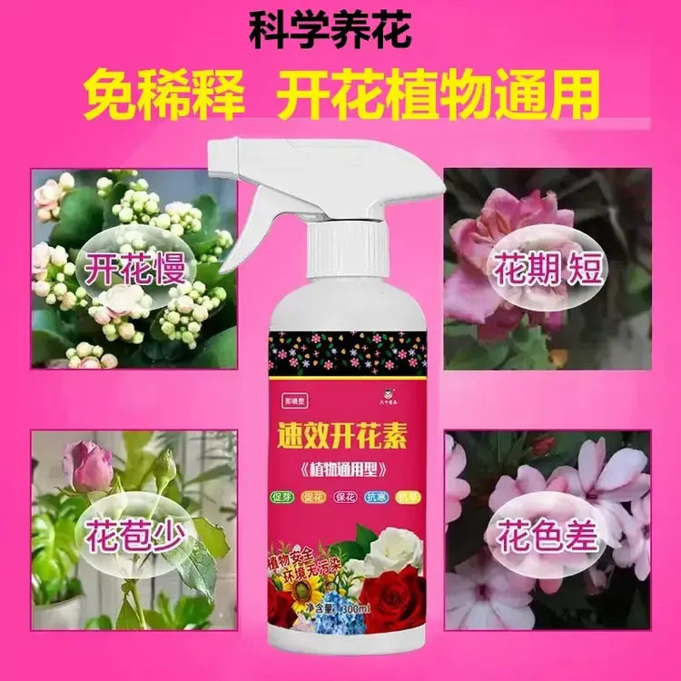 【速效开花素】花卉专用即喷型营养液鲜花观花植物通用养花肥促花