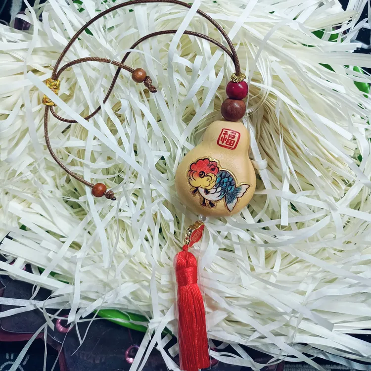 天然工艺针刺文玩葫芦可作床挂门挂车挂随机一个