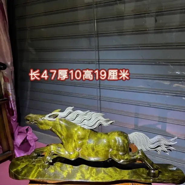 金丝楠马摆件乌木人物动物花鸟山水客厅装饰摆设