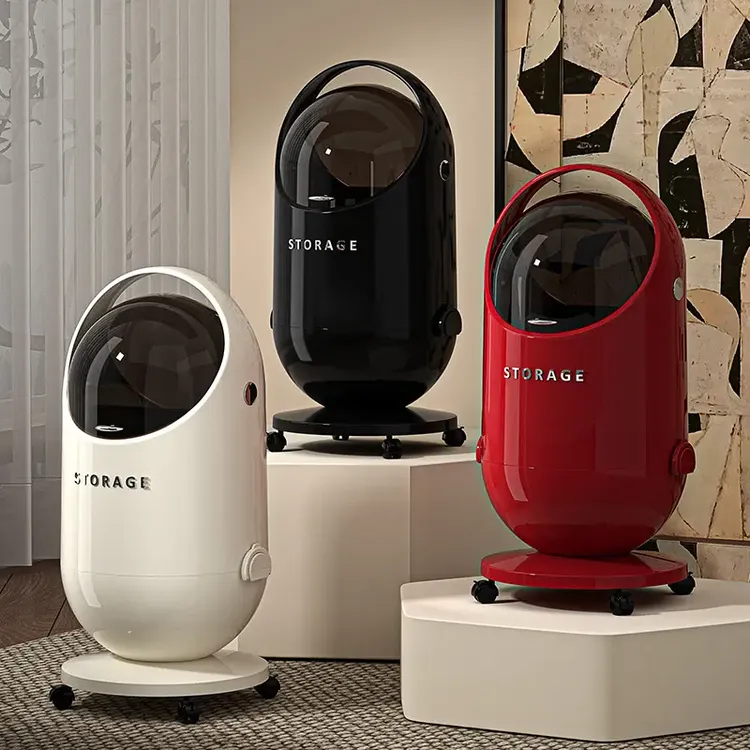 垃圾桶家用2025新款轻奢高档大号大容量卧室客厅高颜值翻盖带轮