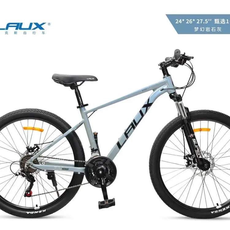 雷克斯甄选100山地车成人学生男女通用铝合金21速越野通勤单车
