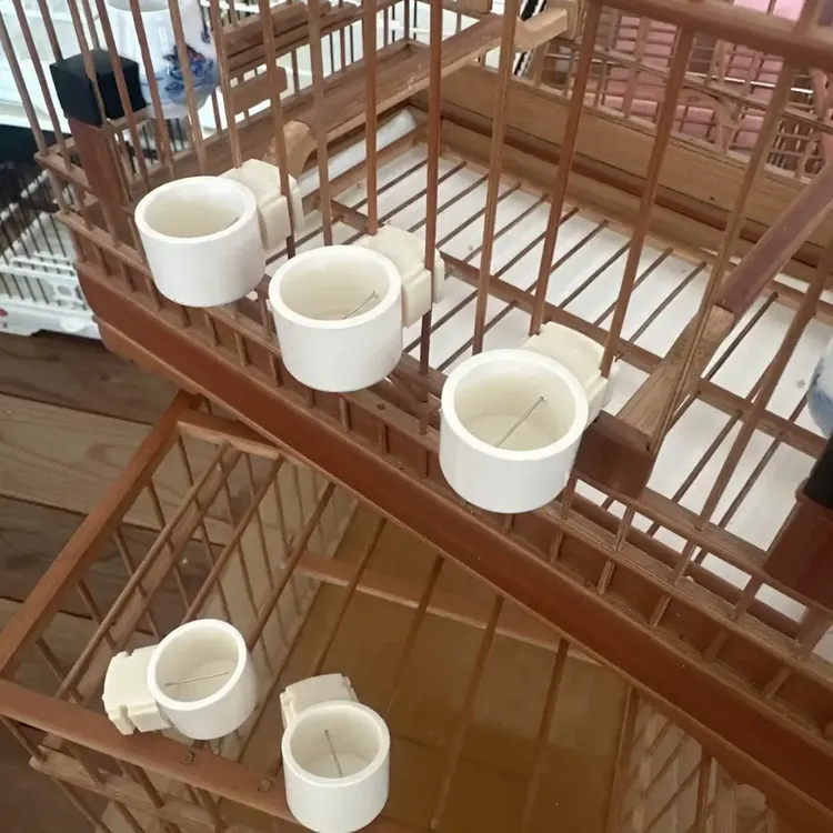 小鸟蚕蛹叉手工制作喂鸟水果食盒喂蚕蛹叉