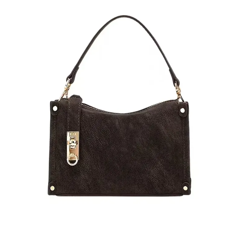 【琥珀流光】真皮牛皮盒子包通勤百搭单肩斜挎手拎经典复古