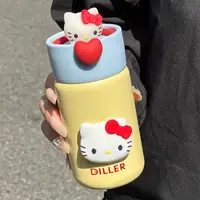 Kitty可爱水杯316不锈钢保温杯女生高颜值迷你便携口袋杯学生水杯