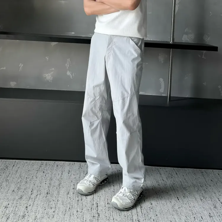 秋季户外潮流轻薄冲锋裤宽松百搭直筒裤休闲裤男士