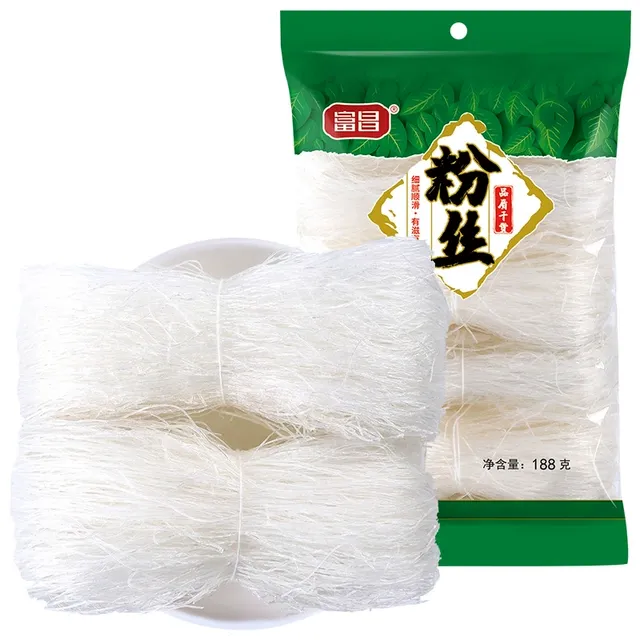 富昌粉丝干货188g*2米线花甲扇贝方便山东招远细粉丝米粉特产米线