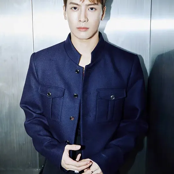 王嘉尔同款高级立领外套男帅气西装短款夹克休闲上衣行政男女西服