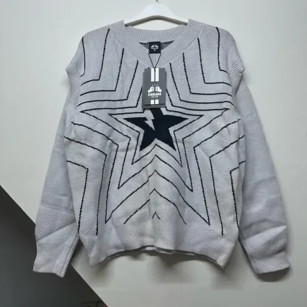 A505厚款男装针织长袖（袖子可拆）变背心卡V领提花休闲长袖背心