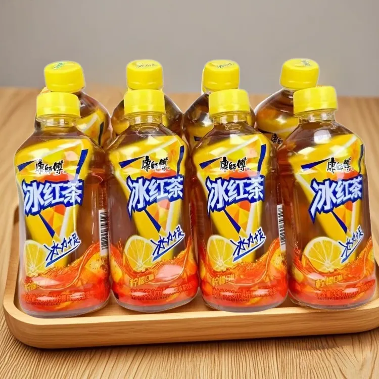 康师傅冰红茶330ml×6瓶/12瓶饮料柠檬味茶夏季冰爽畅饮小瓶便捷