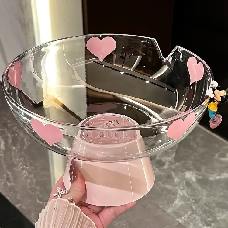 洛诺兔沥水果盘轻奢高档摆放零食盘创意高颜值水果盘客厅茶几加大