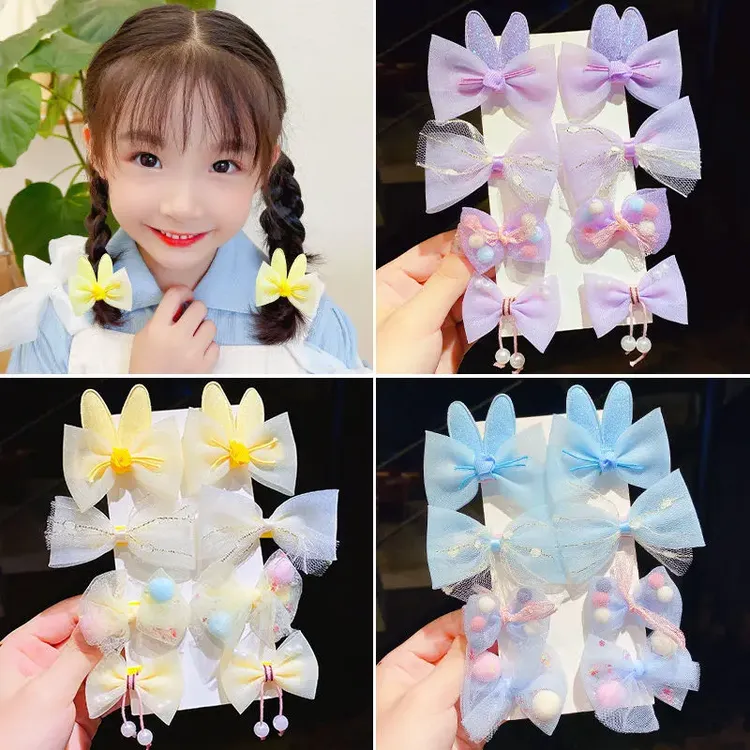 儿童蝴蝶结夏季发夹女童发卡发饰2025新款夹子可爱女宝宝公主头饰
