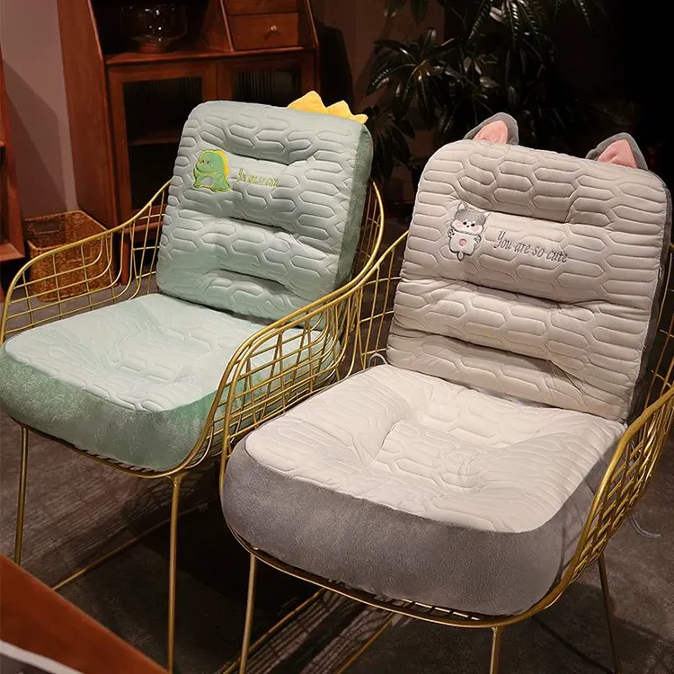 乳胶冰丝坐垫夏季凉垫办公室久坐椅子座垫驾考加厚屁股垫子