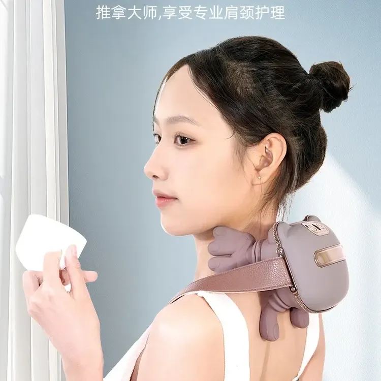 【大师手肩颈按摩器】象术N7同款热敷放松颈椎斜方肌颈部按摩仪送礼