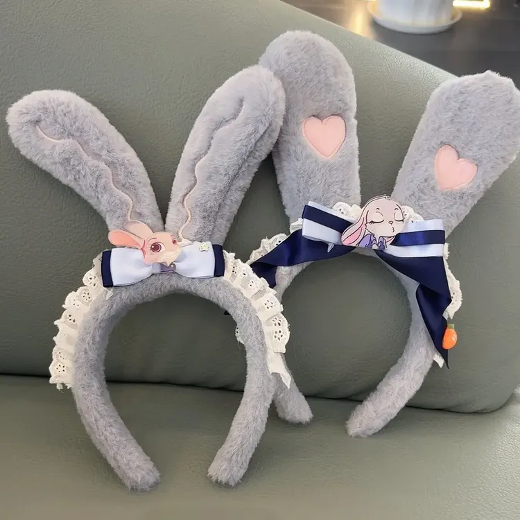 女通用少女风日韩发箍发饰饰品毛绒秋冬超仙束发超萌