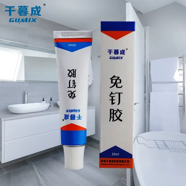 GUMIX/千暮成透明免钉胶强力胶免打孔技术粘接固定建筑装修材料