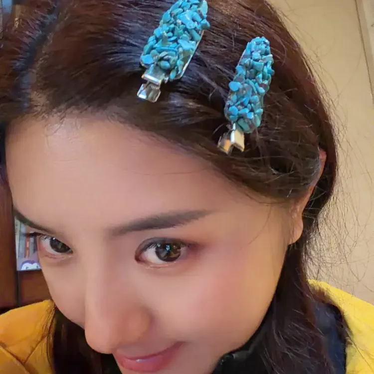 藏式边夹女头饰发夹侧边夹碎发夹气质复古藏式发卡配饰藏式发夹