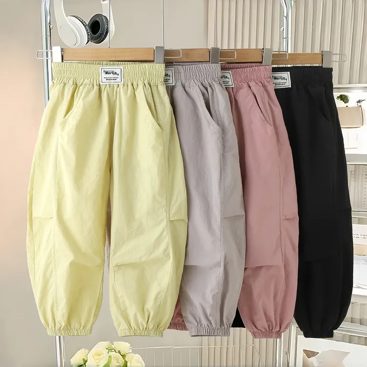 新款休闲裤时尚百搭卫裤男童女童春秋款中大童