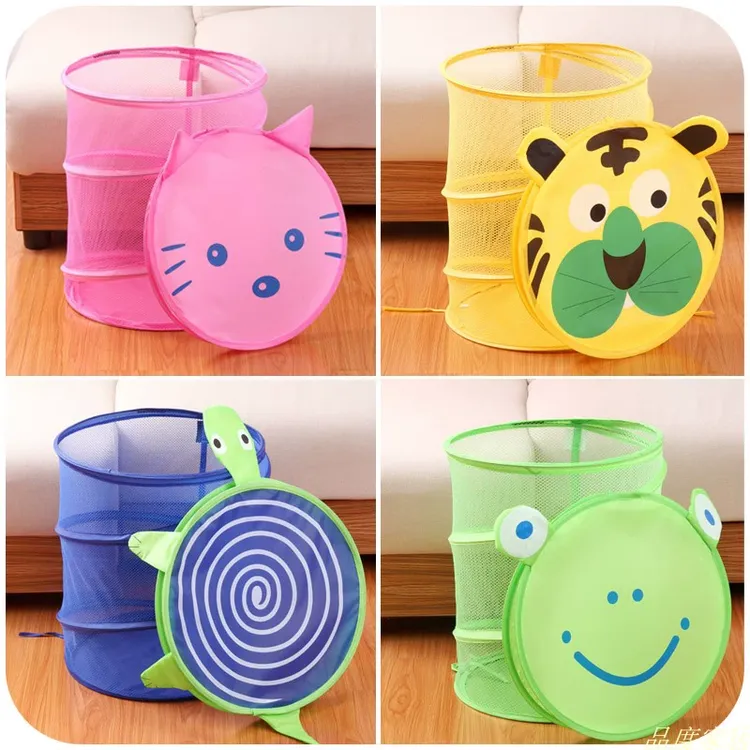 【新疆西藏包邮】包邮新款卡通可折叠大号脏衣篮洗衣篮脏衣篓玩具收