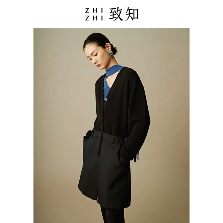 致知 腊前梅 连衣裙秋冬女高级别致ZZ22WKL9396