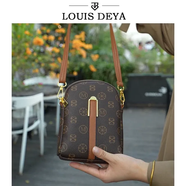 【所见即所得】LOUIS DEYA小巧轻便竖款手机包女士单肩斜挎包小包