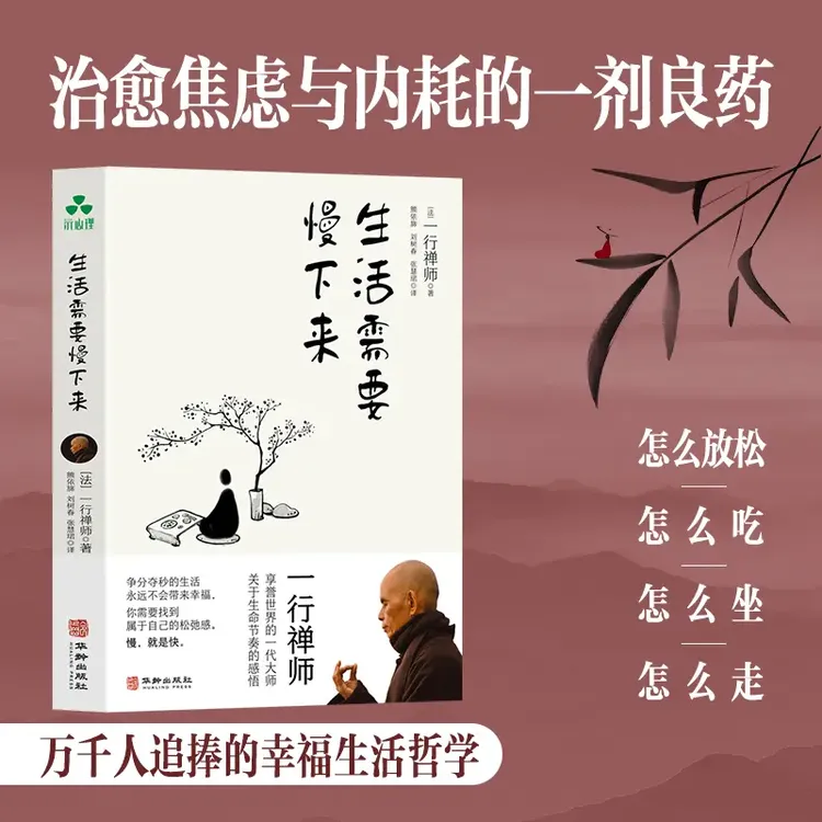 生活需要慢下来 一行禅师万千人追捧的幸福生活哲学养生书籍