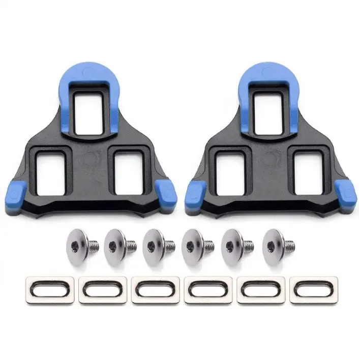 公路自行车骑行锁鞋锁片配件兼容SPD-SL脚踏锁片骑行鞋多角度可选