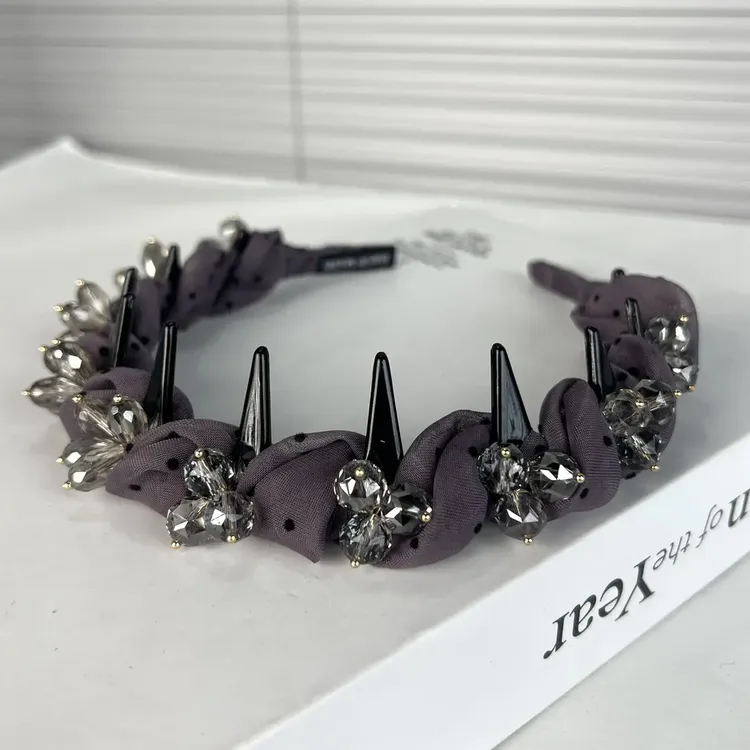 新款独特氛围感发箍女高级感时尚百搭气质洋气头箍发卡高颅顶头饰