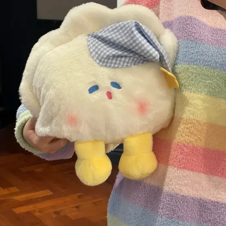 甜甜包子抱枕毛绒玩偶柔软玩具困倦馒头娃娃生日礼物公仔毛绒玩具