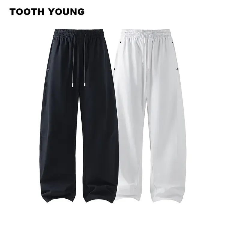 郑一爱穿搭【弯刀裤4.0】大码抽绳宽松男士休闲百搭日常潮流裤子