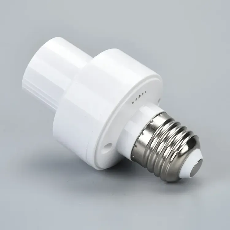 【升级款】人体感应灯座人来灯亮人走灯灭智能雷达感应灯头E27螺口