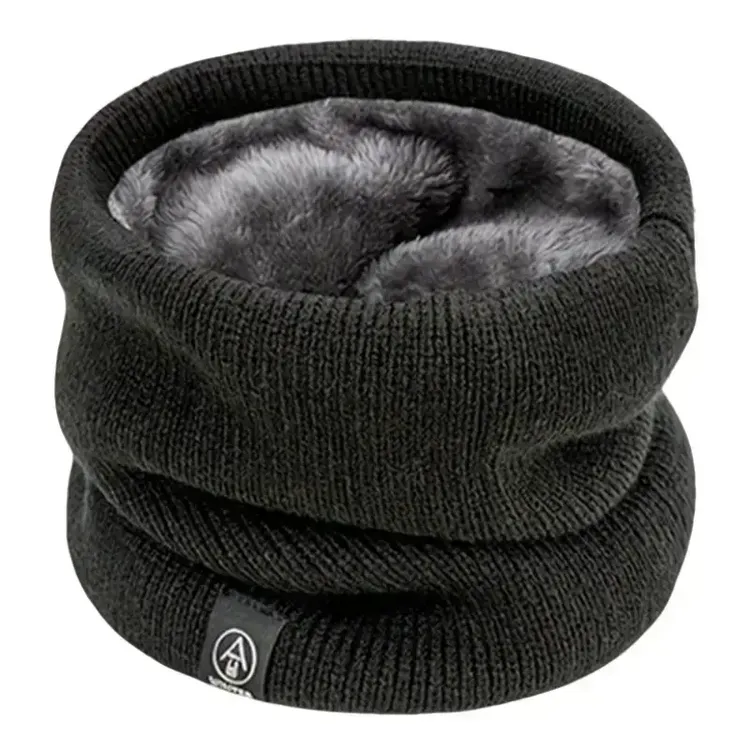 秋冬季套头围脖男女保暖防寒围巾运动骑行防风加绒加厚护颈椎脖套