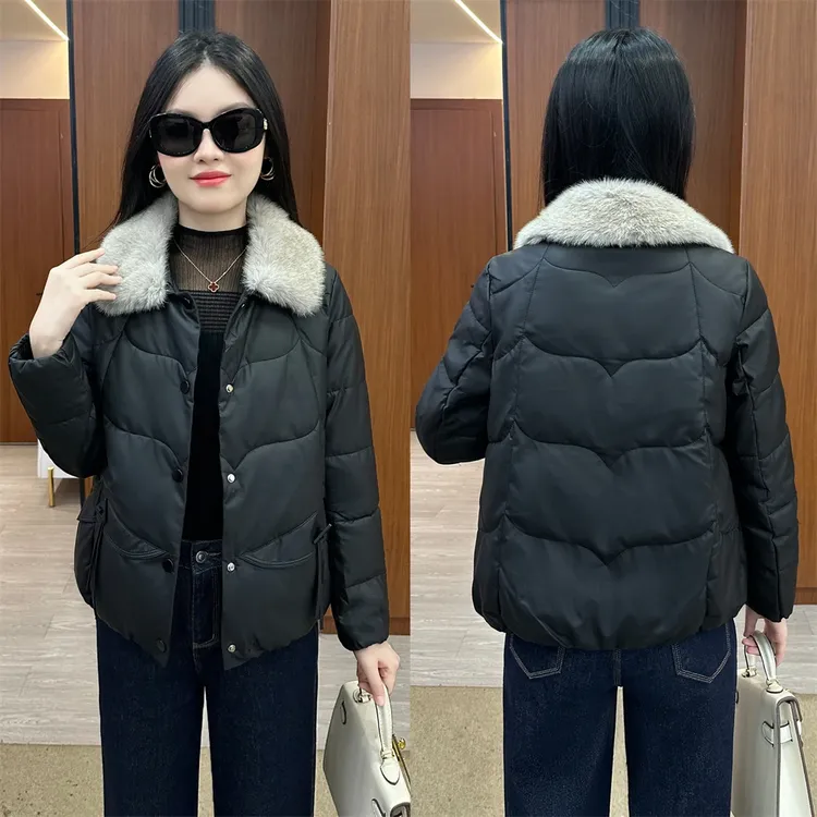 短款时尚百搭女士加厚保暖冬季棉衣显瘦修身韩版外套保暖休闲