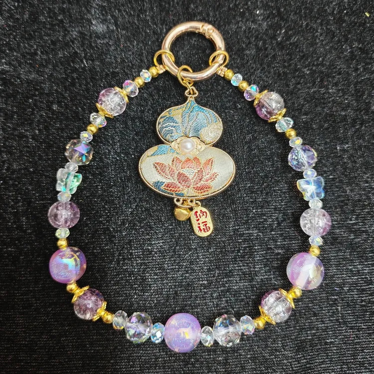 古风宋锦手工创意个性包挂手机链钥匙扣挂饰挂件