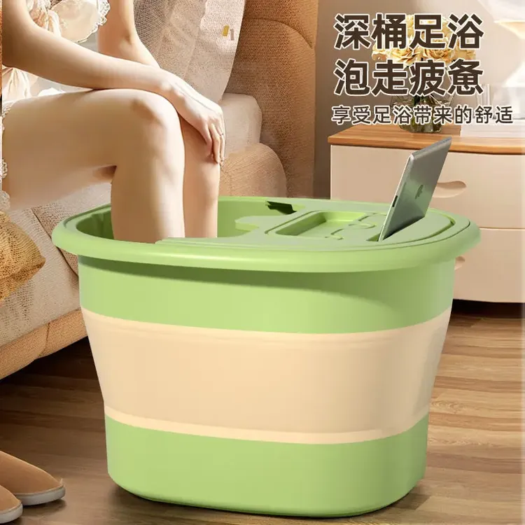 泡脚桶可折叠收纳家用洗脚桶按摩养生宫寒中药足浴盆过小腿洗脚盆