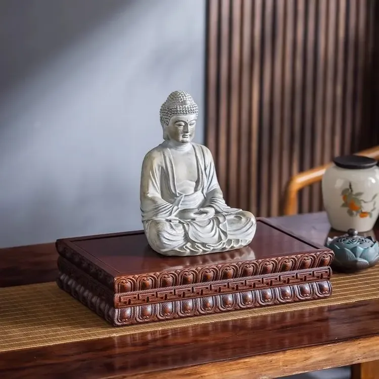 佛像底座加高莲花金刚台桌面小佛龛菩萨佛台关公财神爷供奉台托架
