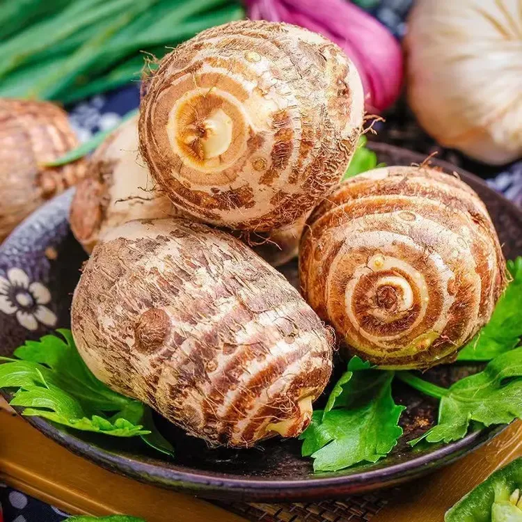 云南牛奶芋头新鲜粉糯3斤5斤9斤现挖现发净重重量不玩带箱重量