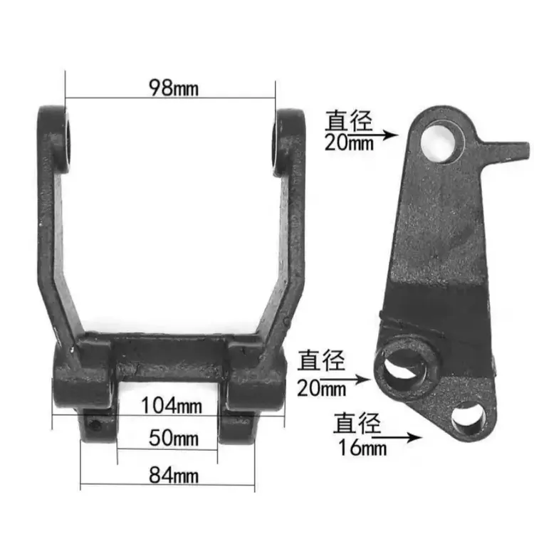 手动叉车叉车轮架地牛零件地牛轮架配件前轮支架地牛地牛配件