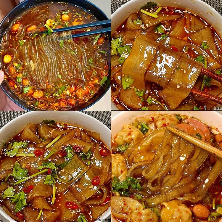 【买8桶发8桶】重庆酸辣粉红大桶正宗红薯粉泡面香辣宿舍速食整箱抢