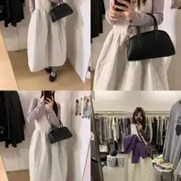 灰灰呀！在逃公主 韩系甜美叠穿露背绑带高腰显瘦夹棉背心连衣裙