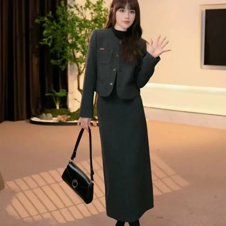 珍姐精选小香风套装裙气质韩版高级感秋冬季穿搭轻奢女人味