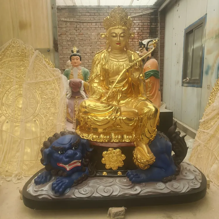 新中式全铜小黄财神坐像神像摆饰家用铸铜香炉